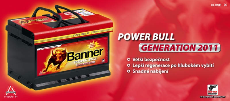 autobaterie banner power bull