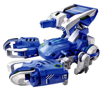 Solární stavebnice -POHYBUJÍCÍ SE hračka Solar Bot Solar Kit 3 v 1 robot, škorpión, tank .solární hračka. NEPOTŘEBUJE BATERIE SOLÁRNÍ SCOROION