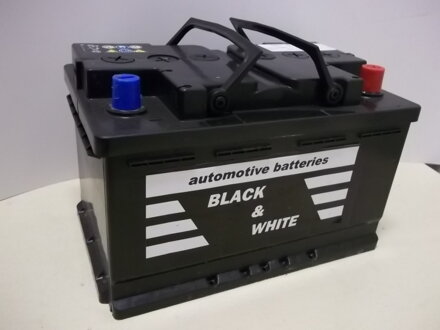 Autobaterie Black & White 72Ah 640A 