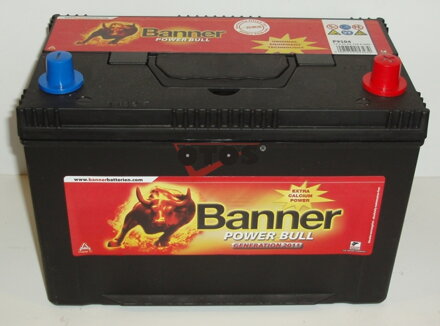 Autobaterie Banner Power Bull 95Ah 720A P9505 plus pol  vlevo ASIA TYP