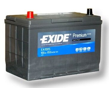 Autobaterie EXIDE Premium 75Ah 630A  EA755 LEVÝ PLUS POL