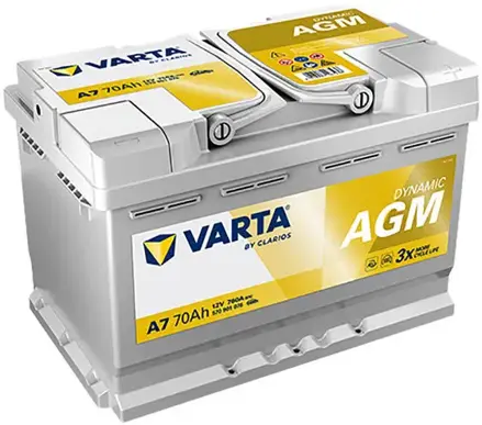 Autobaterie Varta Silver Dynamic AGM 70Ah 760A  570 901 076 START STOP