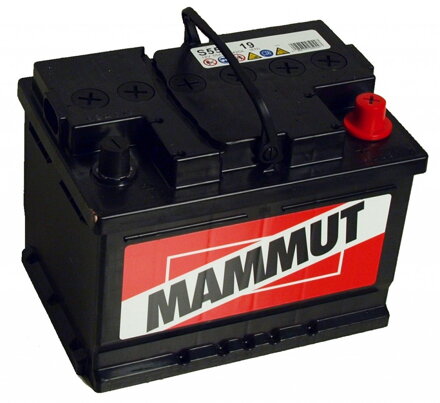 Autobaterie MAMMUT 74Ah 680A  