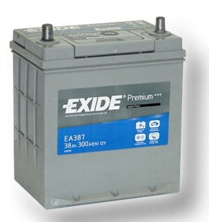 Autobaterie EXIDE Premium 38Ah 300A  EA386