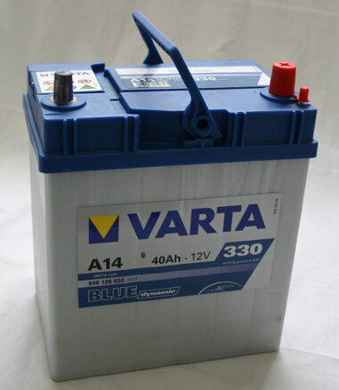 Autobaterie Varta Blue Dynamic 40Ah 330A  540 126 033  (ASIA)