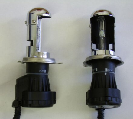 Xenony - HID xenon sada s výbojkami H4 High/Low (výbojka/halog.) BI XENON - jedna xenonová výbojka mění ohnisko (nahoru a dolu) při přepnutí mezi dálkovými a potkávacími. tzn. xenon na obě
