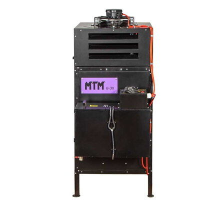 olejová kamna MTM 8-30 Kw BLACK EDITION - PRÁŠKOVÝ ČERNÝ LAK