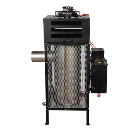 olejová kamna MTM 8-30 Kw BLACK EDITION - PRÁŠKOVÝ ČERNÝ LAK