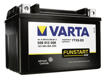 MOTOBATERIE VARTA YTR4A-BS , 3Ah, 12V, 503 903 004 310