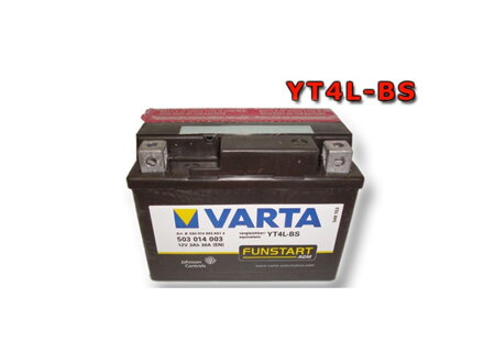 MOTOBATERIE VARTA YT4L-BS , 3Ah, 12V, 503 014 003 310