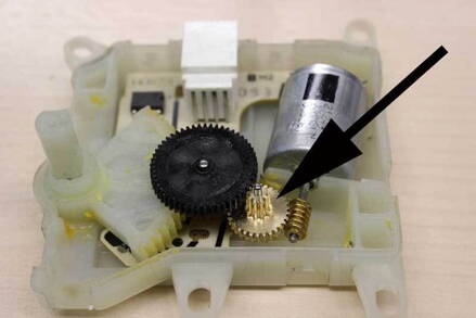 OZUBENÉ KOLO pro servomotor topení YC1H-19E616-AC Ford Transit / Galaxy / kolečko