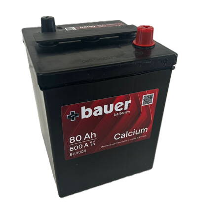 autobaterie BAUER Calcium 80Ah 6V 600A 158x165x220