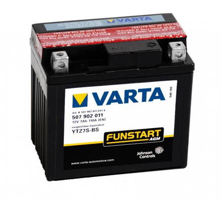 MOTOBATERIE VARTA YTZ7S-BS , 5Ah, 12V, 507 902 011 310  ,  TTZ7S-BS