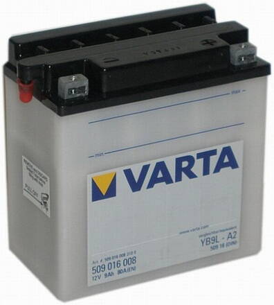 MOTOBATERIE VARTA YB9L-A2, 9Ah, 12V, 509 016 008 310