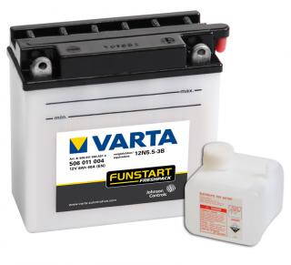 MOTOBATERIE VARTA 12N5.5-3B , 6Ah, 12V, 506 011 004 310